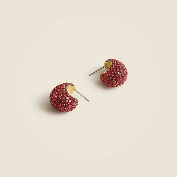 New J Crew Sugar Disco Hoop Earrings - Picture 1 of 4